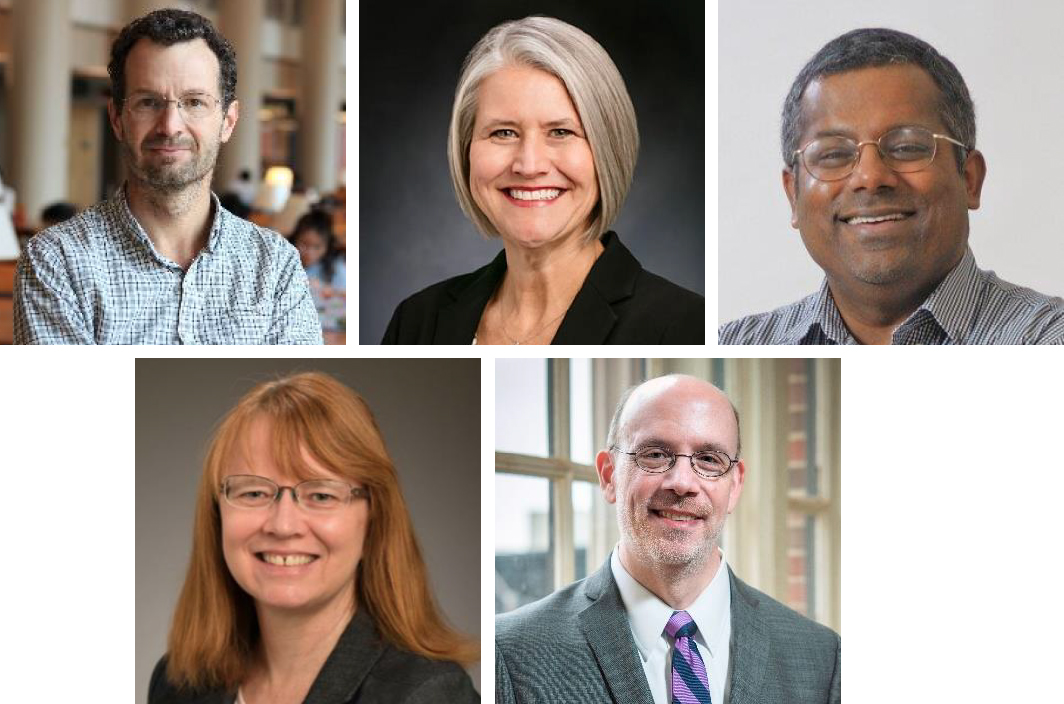 Top row, left to right: Jonathan Freund, Pamela A. Hadley, Satish Nair Bottom row, left to right: Ramonda Faith Oswald, Jeffrey S. Sposato