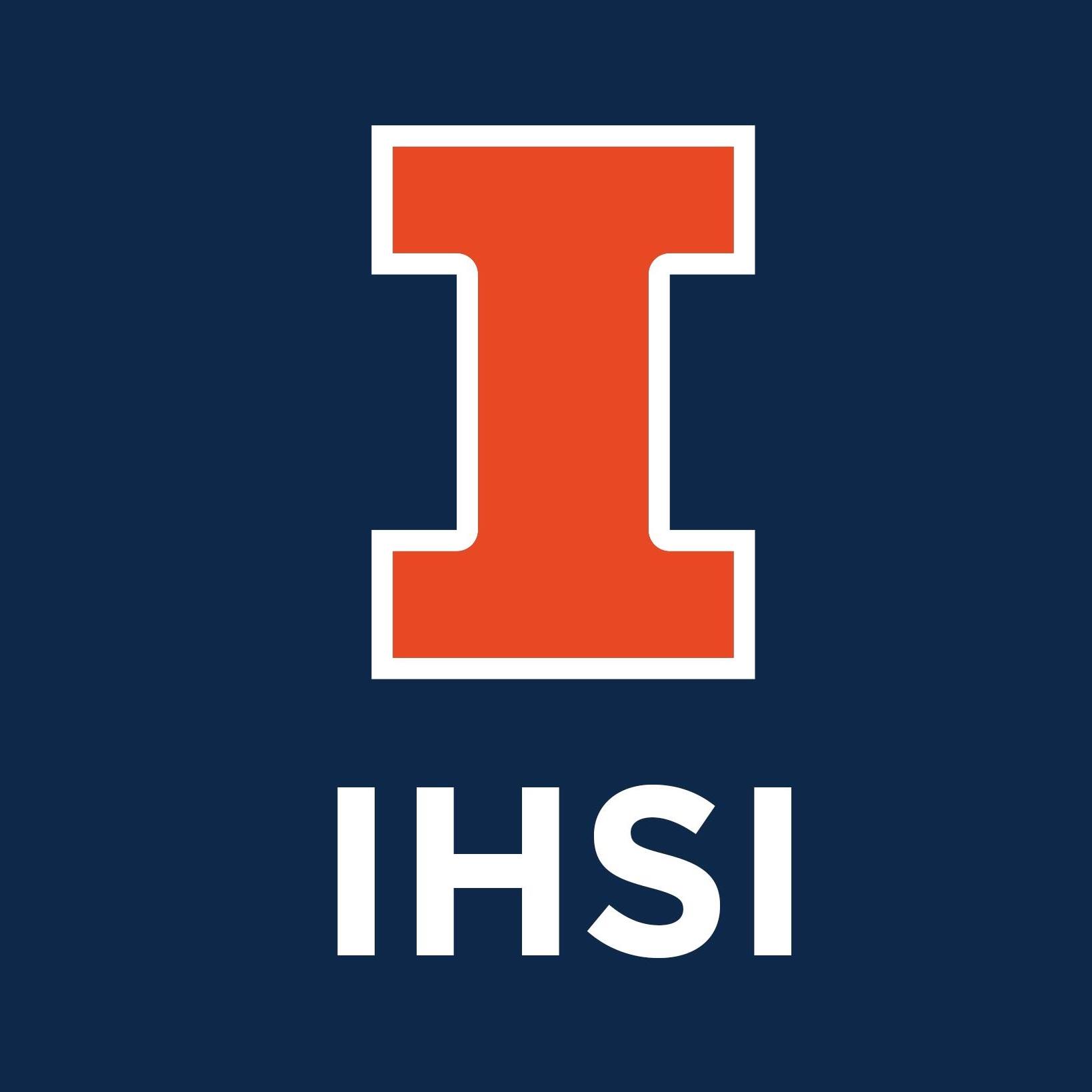 Graphic with a block I. Text below: IHSI