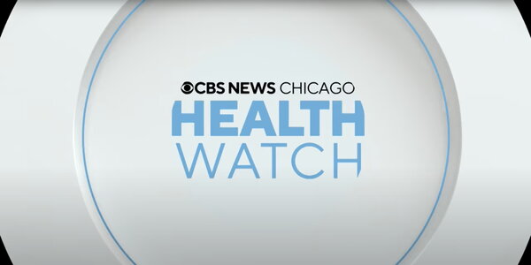 A slide saying "CBS News Chicago Health Watch"