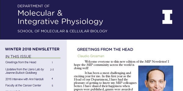 cover of 2018 newsletter