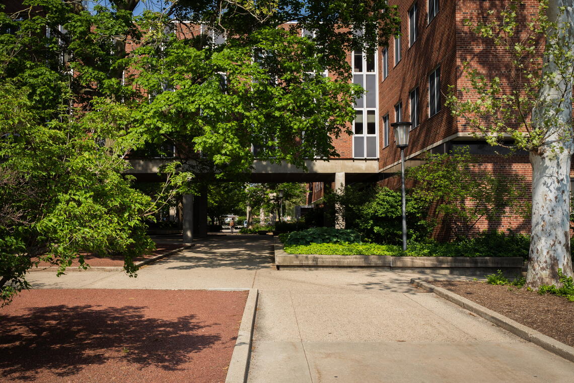 Burrill Hall in summertime