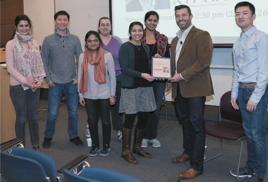 Dr. Chad Stiening, second from right