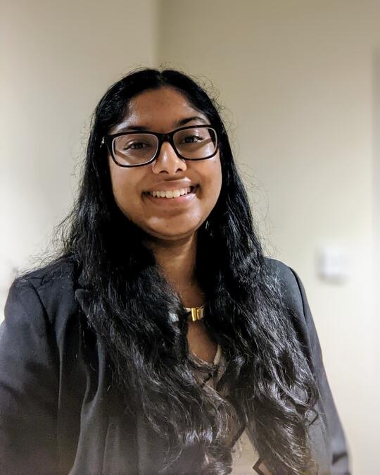 Sarika Kumar, a rising junior studying molecular and cellular biology, received a 2022 Beckman Institute Undergraduate Fellowship.