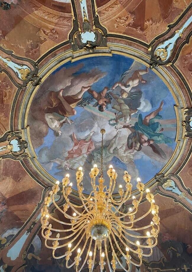 Fresco in Palazzo Vistarino. 