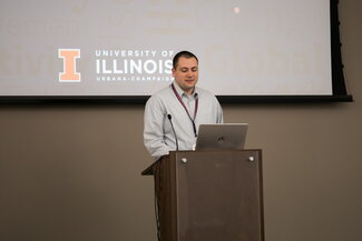 Jacob Beal delivers talk