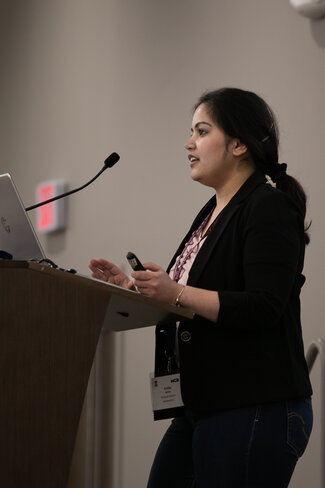 Kritika Mehta delivers talk 