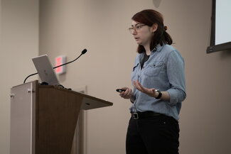 Molly Crowder delivers talk