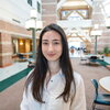 Defne Gorgun Ozgulbas poses for headshot in Beckman Institute. 