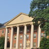 Exterior of National Institutes of Health in Bethesda, MD.