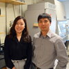 First author Dai-Chi Liu alongside Dr. Nien-Pei Tsai.