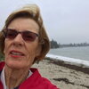 Jeanne Goldberg at a beach