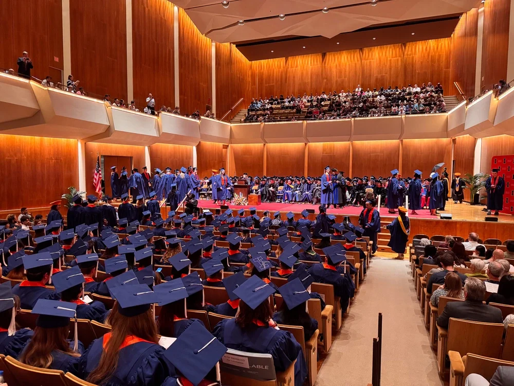 Graduates attend School of MCB convocation in Krannert Center