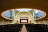 The interior of Foellinger Auditorium